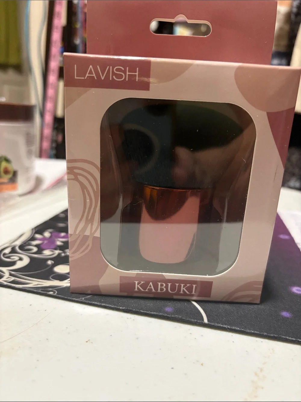 Lavish Pink Kabuki Makeup Brush